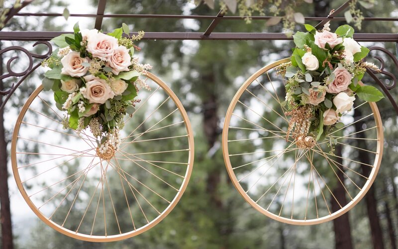 Flower Arrangements on Wheels