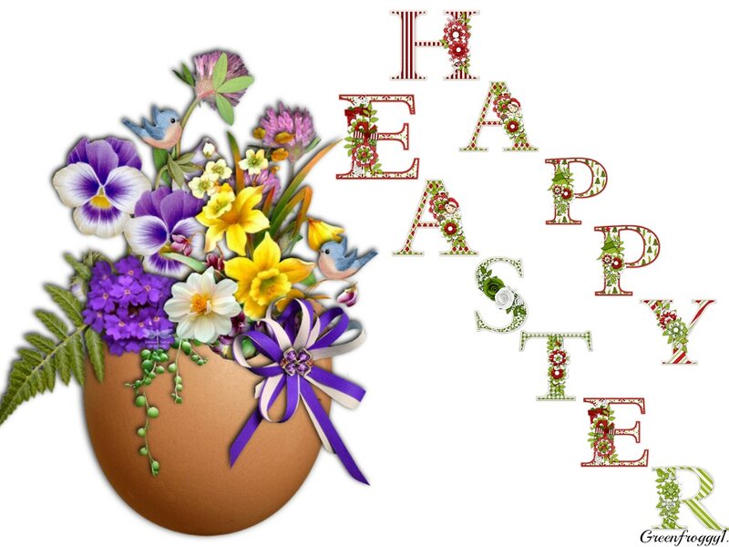 Flower Basket in Egg