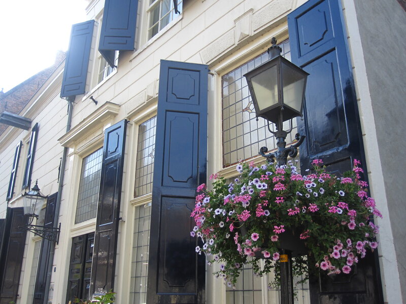 Flower Basket on Building