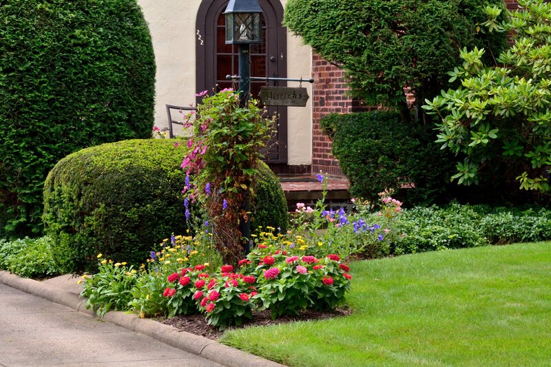 Flower Bed in Front Yard — Green