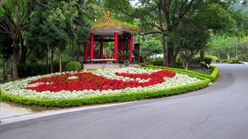 Flower Bed with Gazebo