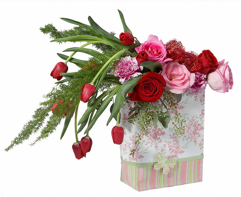 Flower Bouquet in Bag