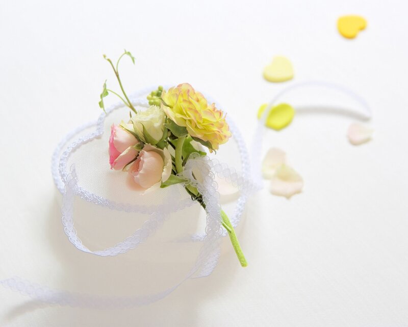 Flower Bouquet in Heart Shape