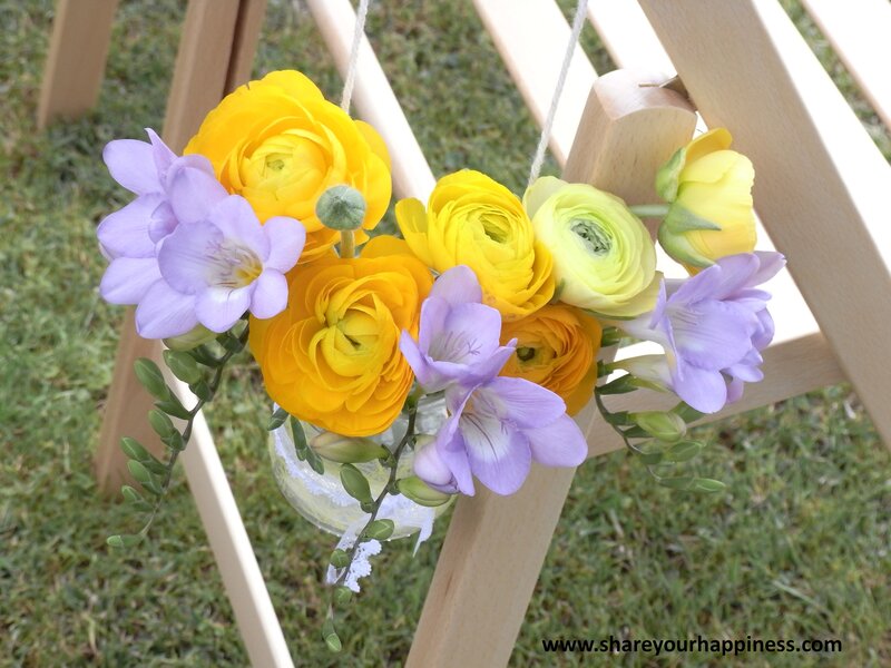 Flower Bouquet in Jar