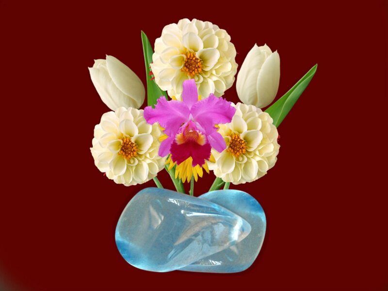Flower Bouquet in Vase — Red, Calm, Photograph, Tulips