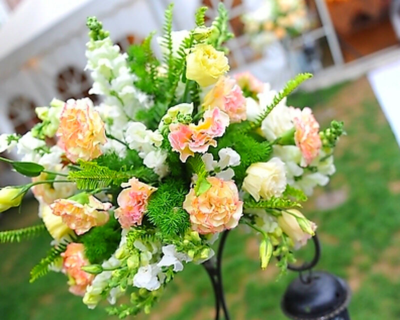 Flower Bouquet on Stand
