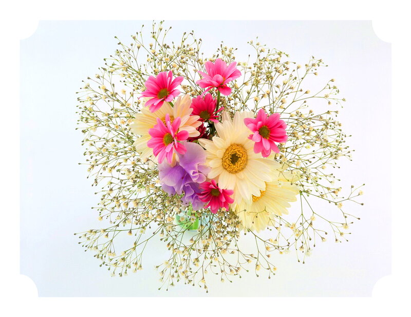 Flower Bouquet with Baby's Breath
