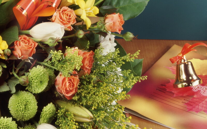 Flower Bouquet with Bell