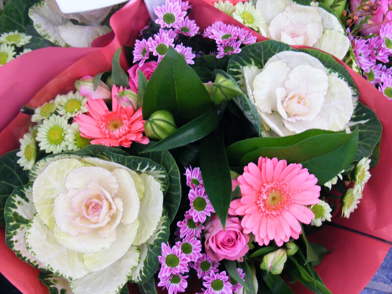 Flower Bouquet with Greens