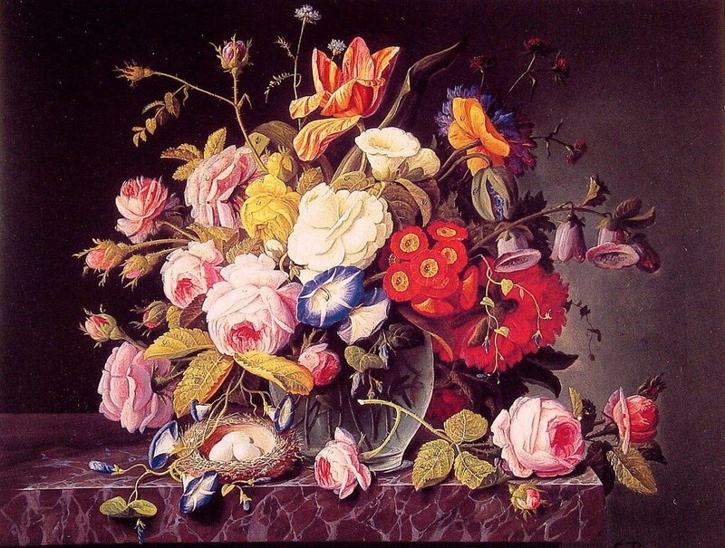Flower Bouquet with Nest
