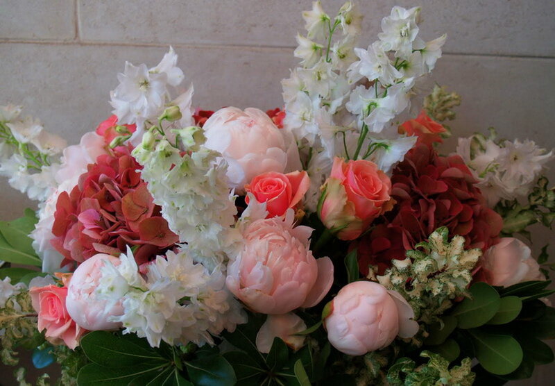 Flower Bouquet with Peonies