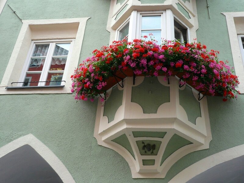 Flower Box on Building