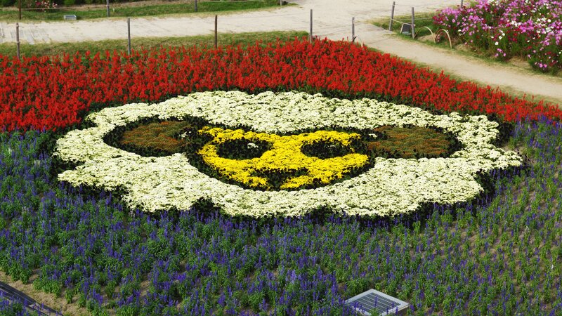 Flower Clock Design — White