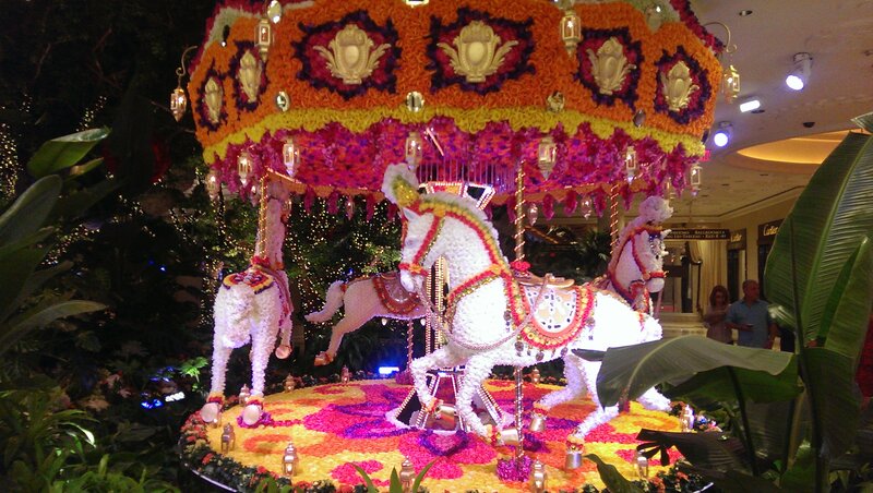Flower-covered Carousel