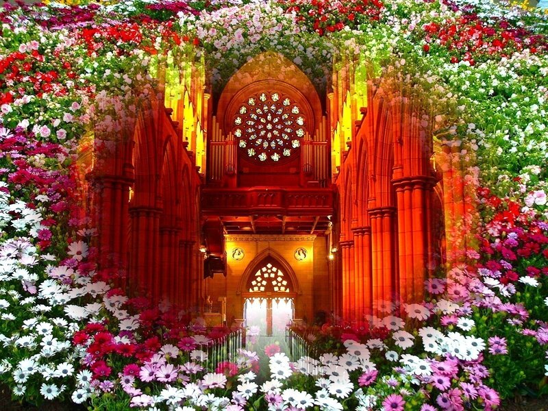 Flower-covered Cathedral
