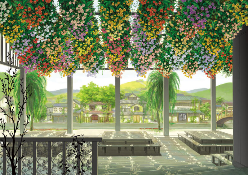 Flower-covered Veranda