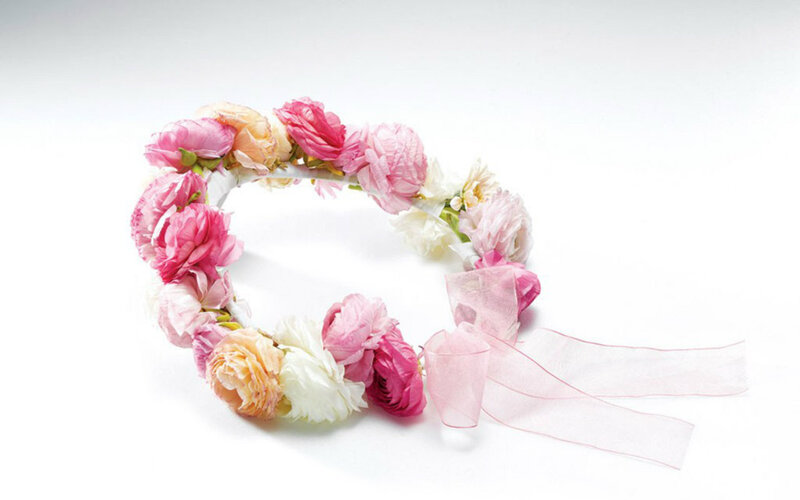Flower Crown with Ribbons