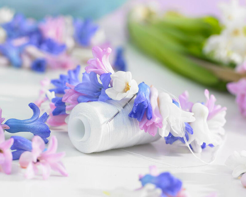 Flower Crown with Thread