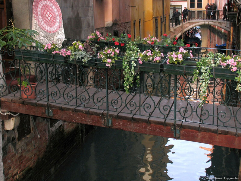 Flower-decked Bridge — Green, Serene