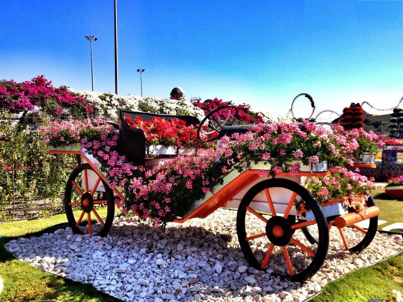 Flower-decorated Carriage