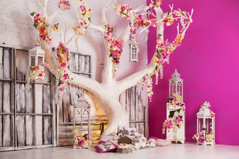 Flower-decorated Tree