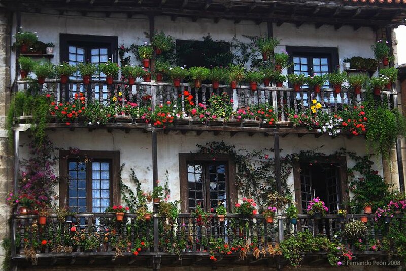Flower-filled Balconies