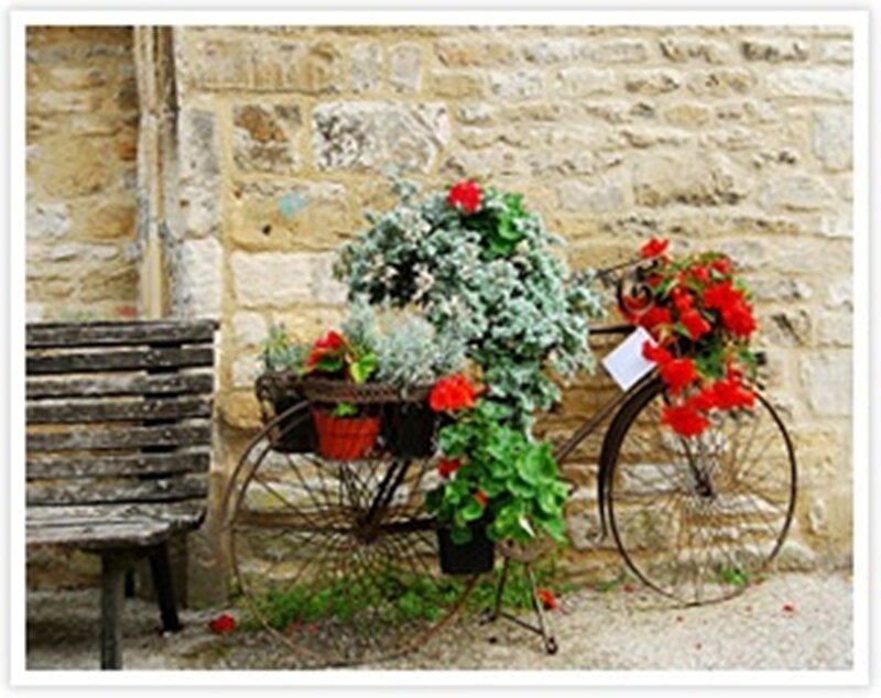 Flower-filled Bicycle