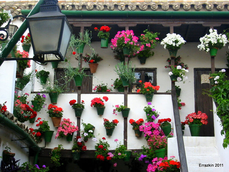 Flower-filled Building Facade
