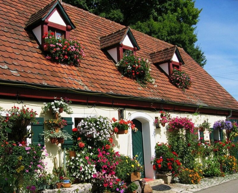 Flower-filled Cottage