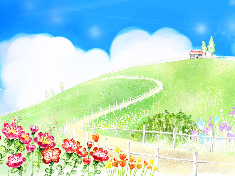 Flower-filled Hillside