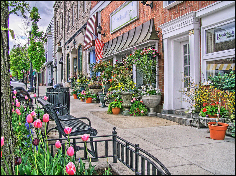 Flower-filled Storefronts
