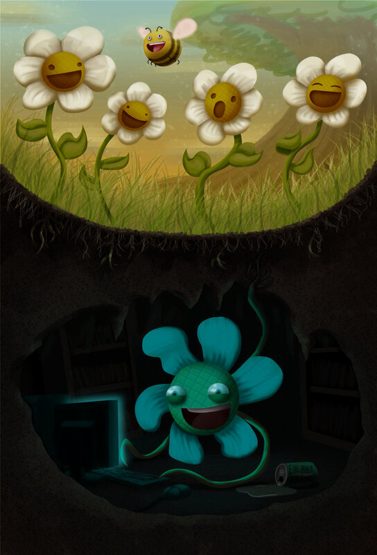 Flower friends underground