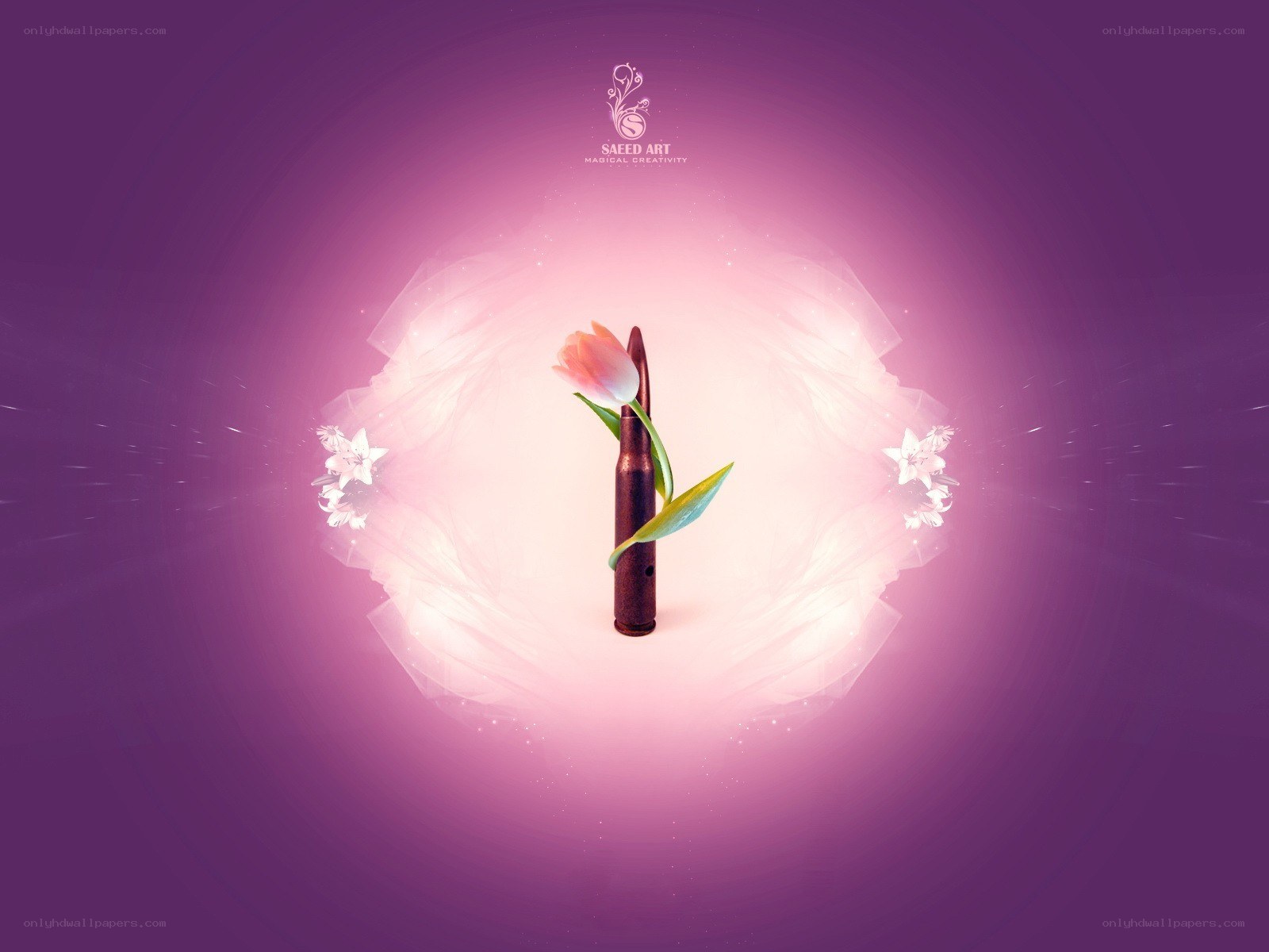 Flower from a bullet