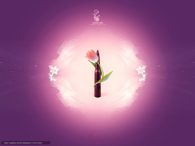 Flower from a bullet