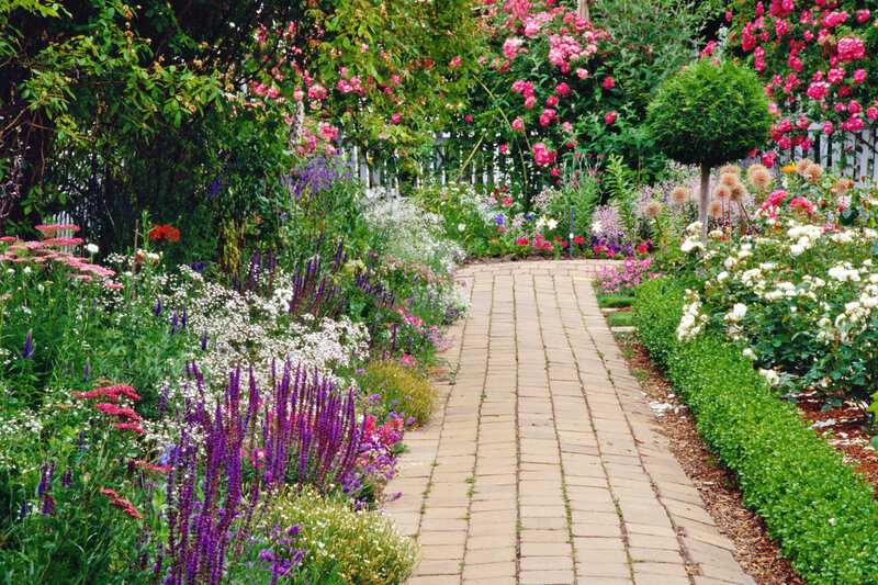 Flower Garden Path
