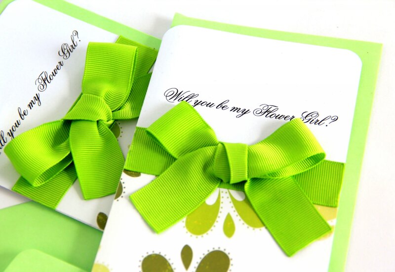 Flower Girl Invitation Cards