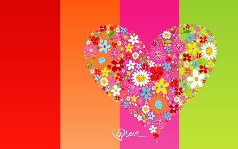 Flower Heart Design