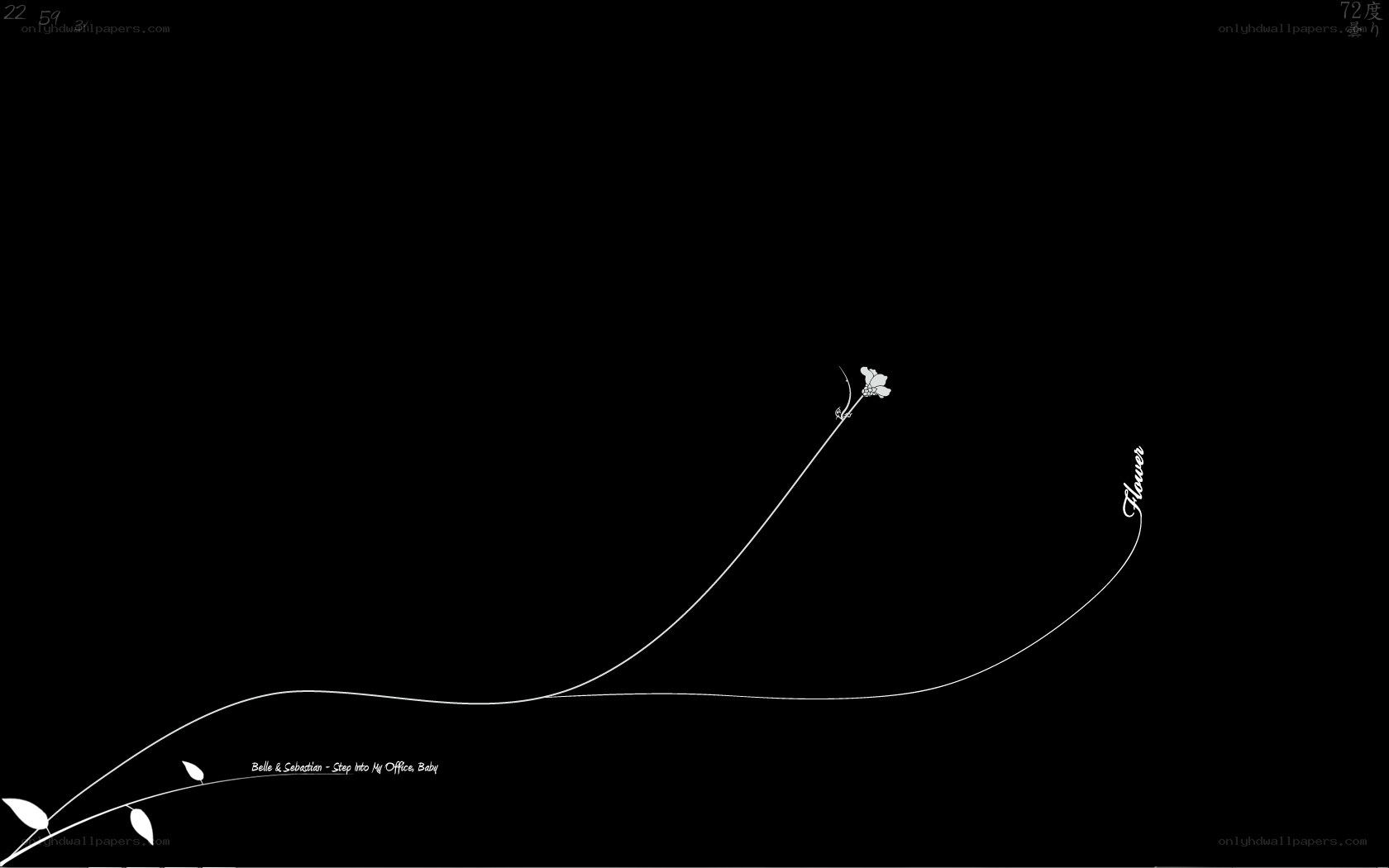 Flower line art design