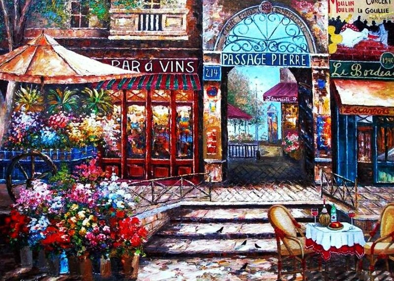 Flower Market in Paris