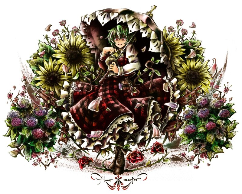 Flower master character art