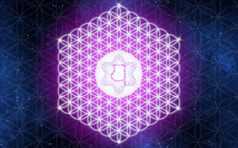 Flower of Life with sacred geometry