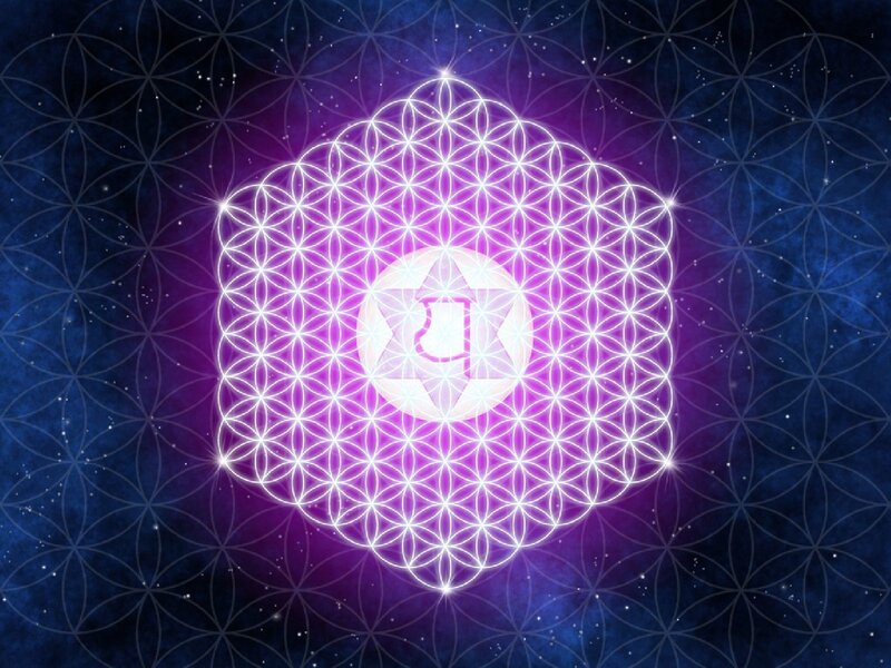 Flower of Life with sacred geometry