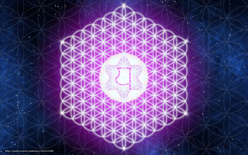 Flower of Life with Star of David