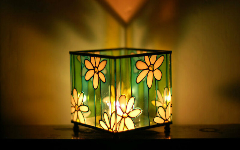 Flower-patterned Lantern