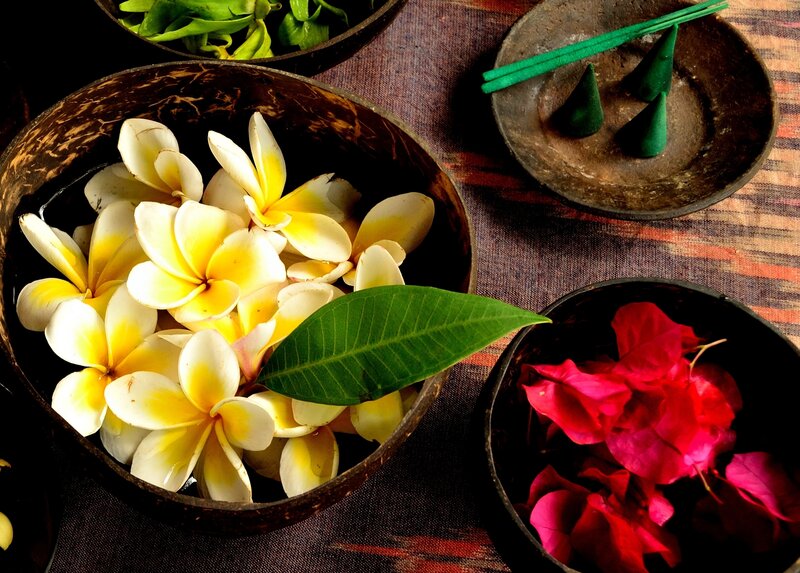 Flower Petals in Bowls