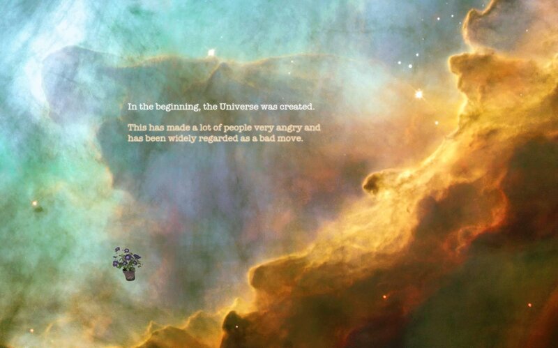 Flower Pot in Space