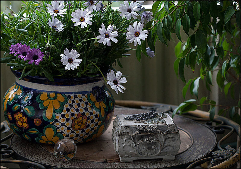 Flower Pot on Table