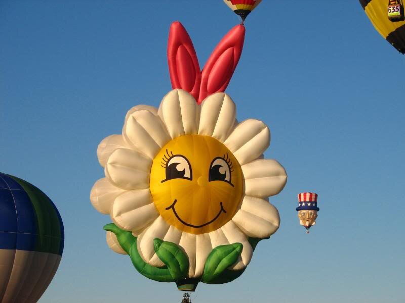 Flower-shaped Hot Air Balloon