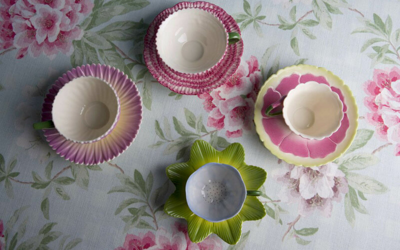 Flower-shaped Teacups — Pink