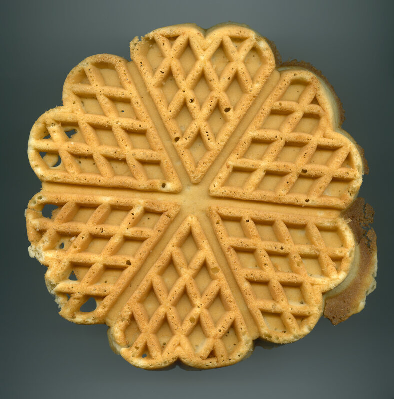 flower-shaped waffle